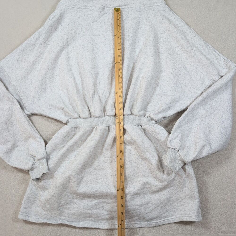 Popflex Game Day Sweatshirt Hoodie Dress Size L/XL Gray Hooded Lounge Oversized - Picture 8 of 10